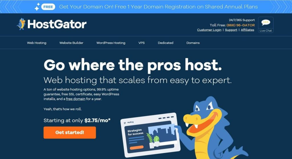 Hostgator.com Website