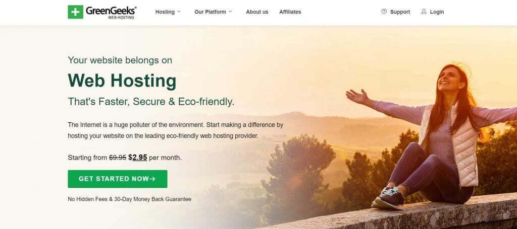 Greengeeks Web Hosting