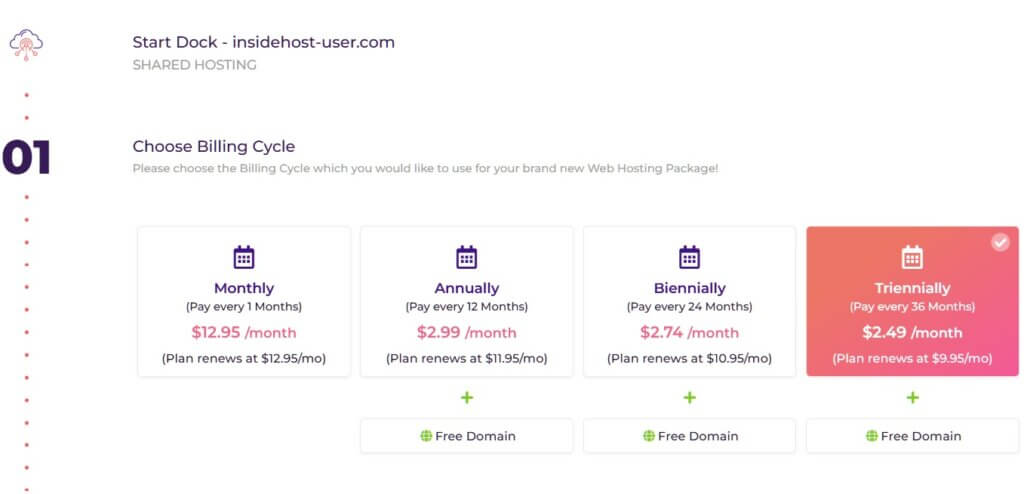 Hostarmada Billing Cycle