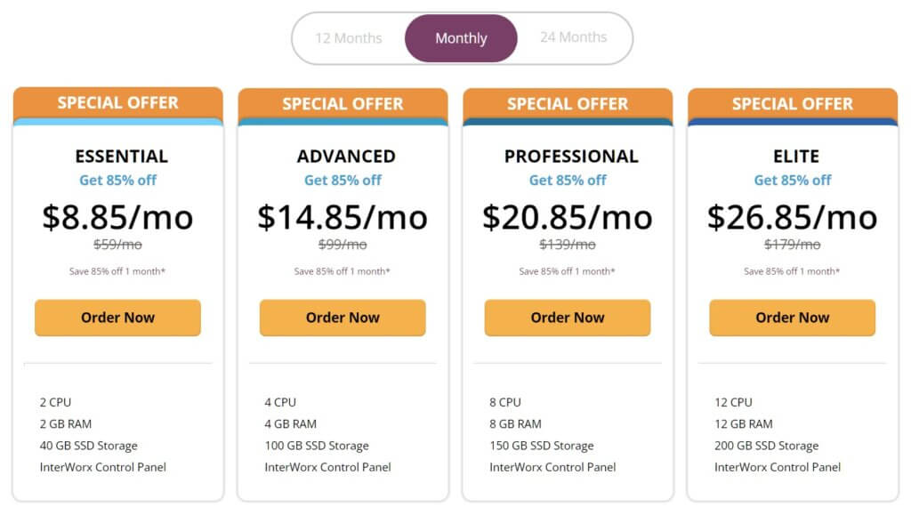 Liquid Web Vps Hosting Plans Prices