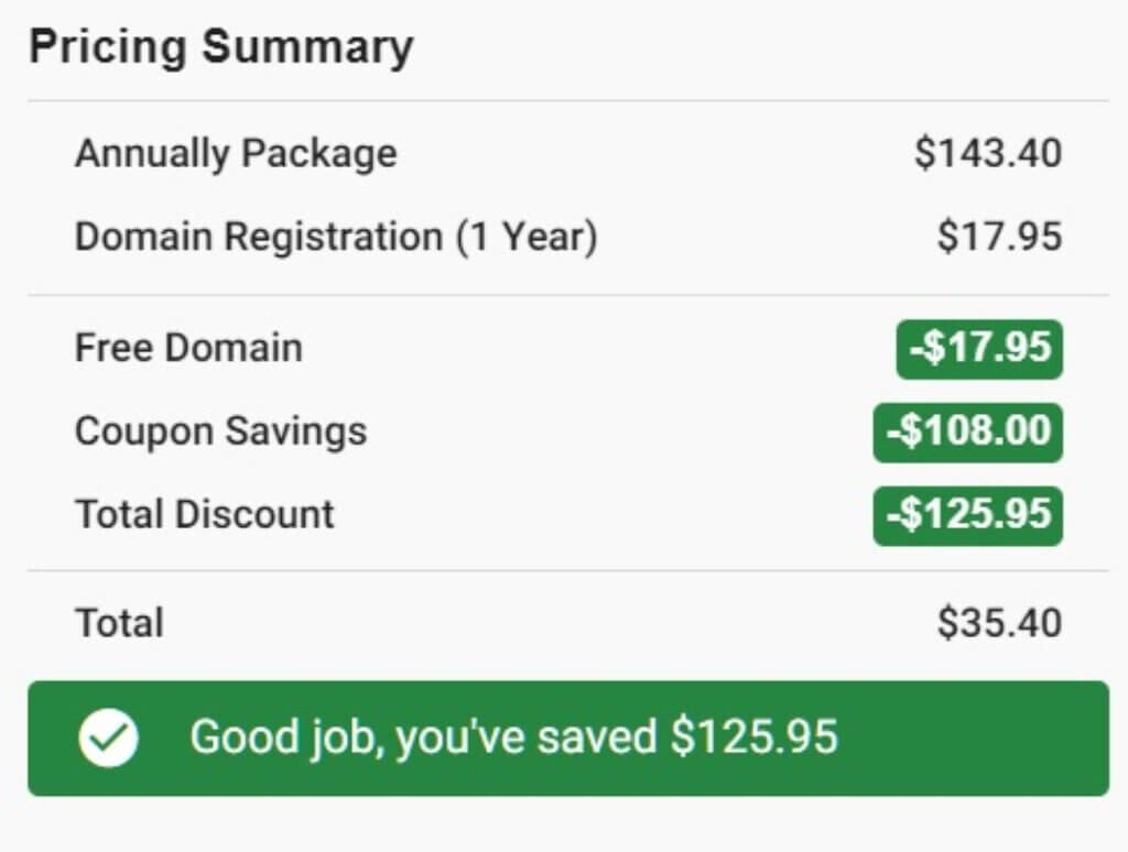 Insidehost Greengeeks Coupon Applied